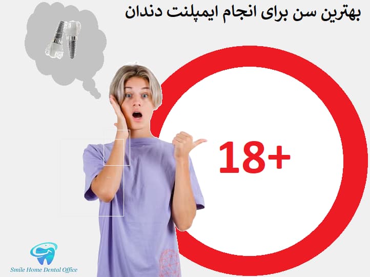 بهترین سن برای انجام ایمپلنت دندان