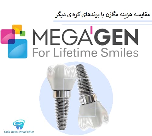 مقایسه هزینه مگاژن با برندهای کره‌ای دیگر