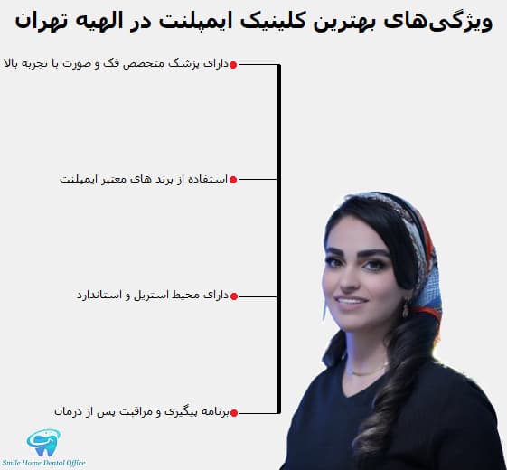 ویژگی‌های بهترین کلینیک ایمپلنت در الهیه تهران